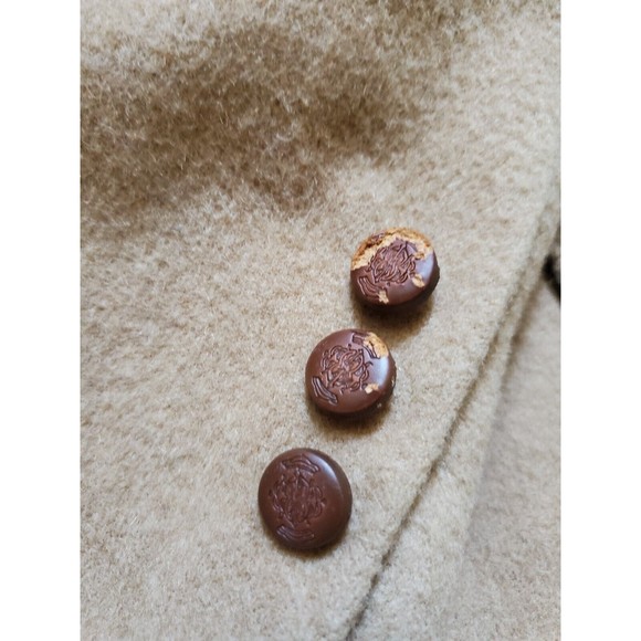 Bill Blass Mens Camel Hair Inner Pockets Single Breasted Men's L Blazer Jacket - Picture 6 of 11